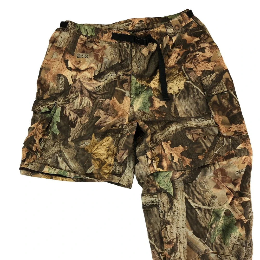 Whitewater Outdoors Advantage Timber Camo Convertible Pants Mens XL Hunting GORP
